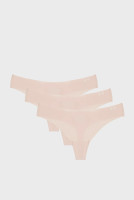 Нижня білизна жіноча Under Armour Pure Stretch Ns Thong Beige 1383893-475 L 1383893-475
