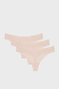 Нижня білизна жіноча Under Armour Pure Stretch Ns Thong Beige 1383893-475 L 1383893-475