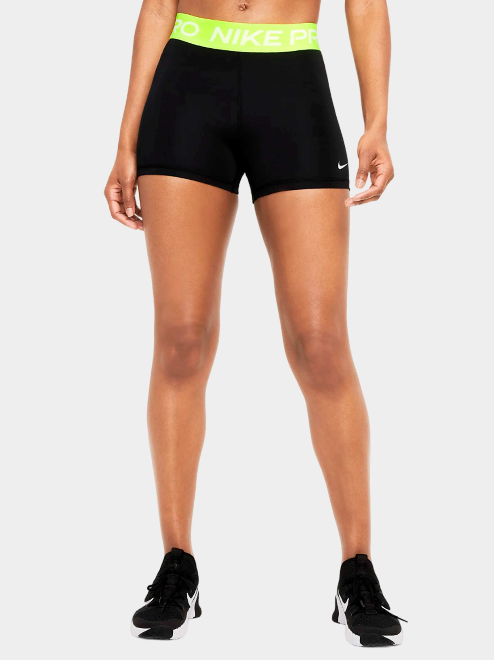 Шорти Nike Pro 365 Short Black Yellow CZ9857-013