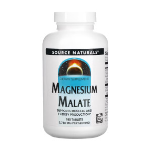 Таблетки Source Naturals Magnesium Malate 1250mg - 90 tabs 2023-10-2677