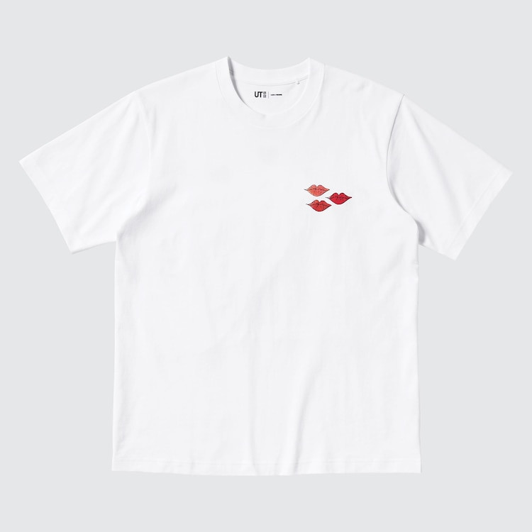 Футболка Uniqlo Kaws Warhol Pink bunny (Uniqlo KAWS + Warhol UT Graphic T-Shirt Bunny) 341-476350