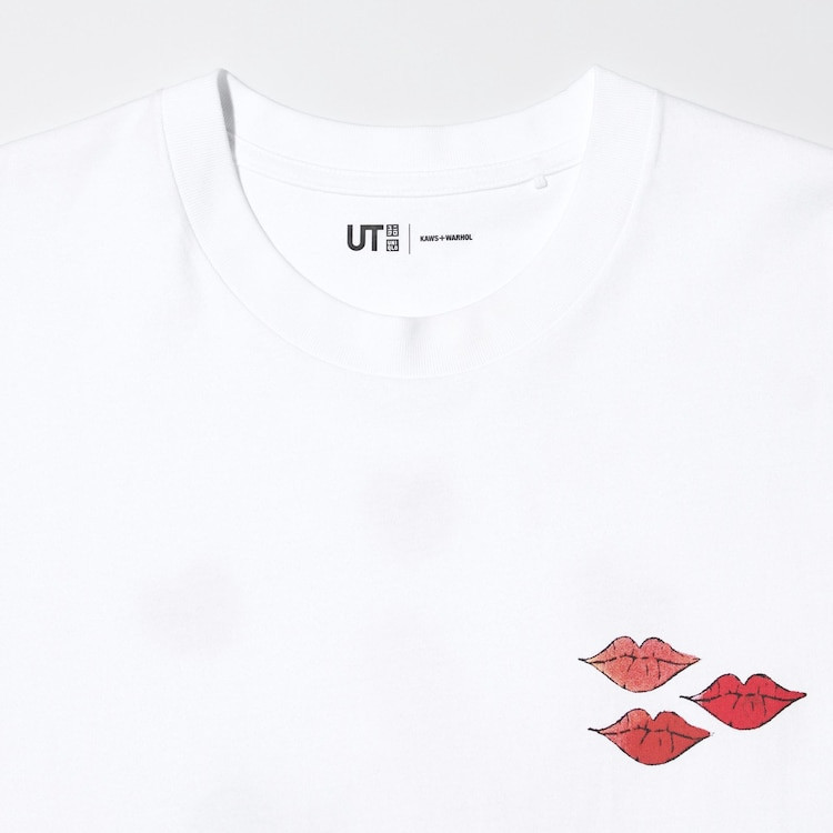 Футболка Uniqlo Kaws Warhol Pink bunny (Uniqlo KAWS + Warhol UT Graphic T-Shirt Bunny) 341-476350