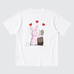Футболка Uniqlo Kaws Warhol Pink bunny (Uniqlo KAWS + Warhol UT Graphic T-Shirt Bunny) 341-476350