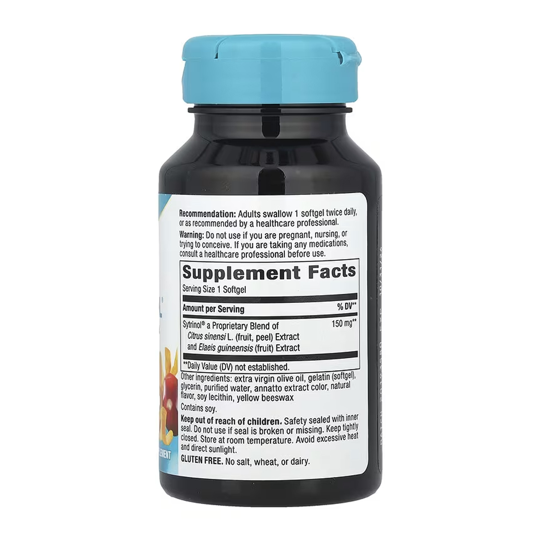 Софт гелеві капсули Nature's Way Sytrinol - 60 softgels (Пошкоджена етикетка) 2023-10-6467