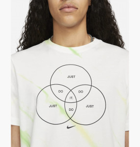 Футболка Nike Tye Dye Shirt GREEN/WHITE DQ1076-100