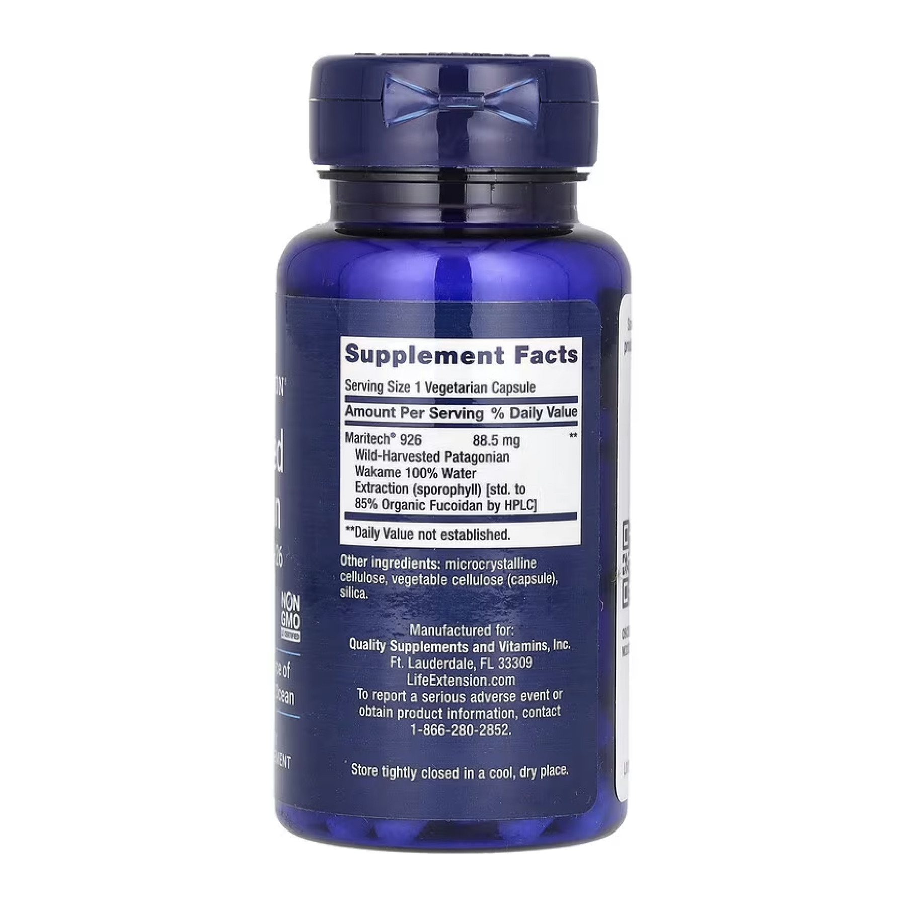 Капсули Life Extension Optimized Fucoidan with Maritech® 926 - 60 vcaps 2023-10-5136