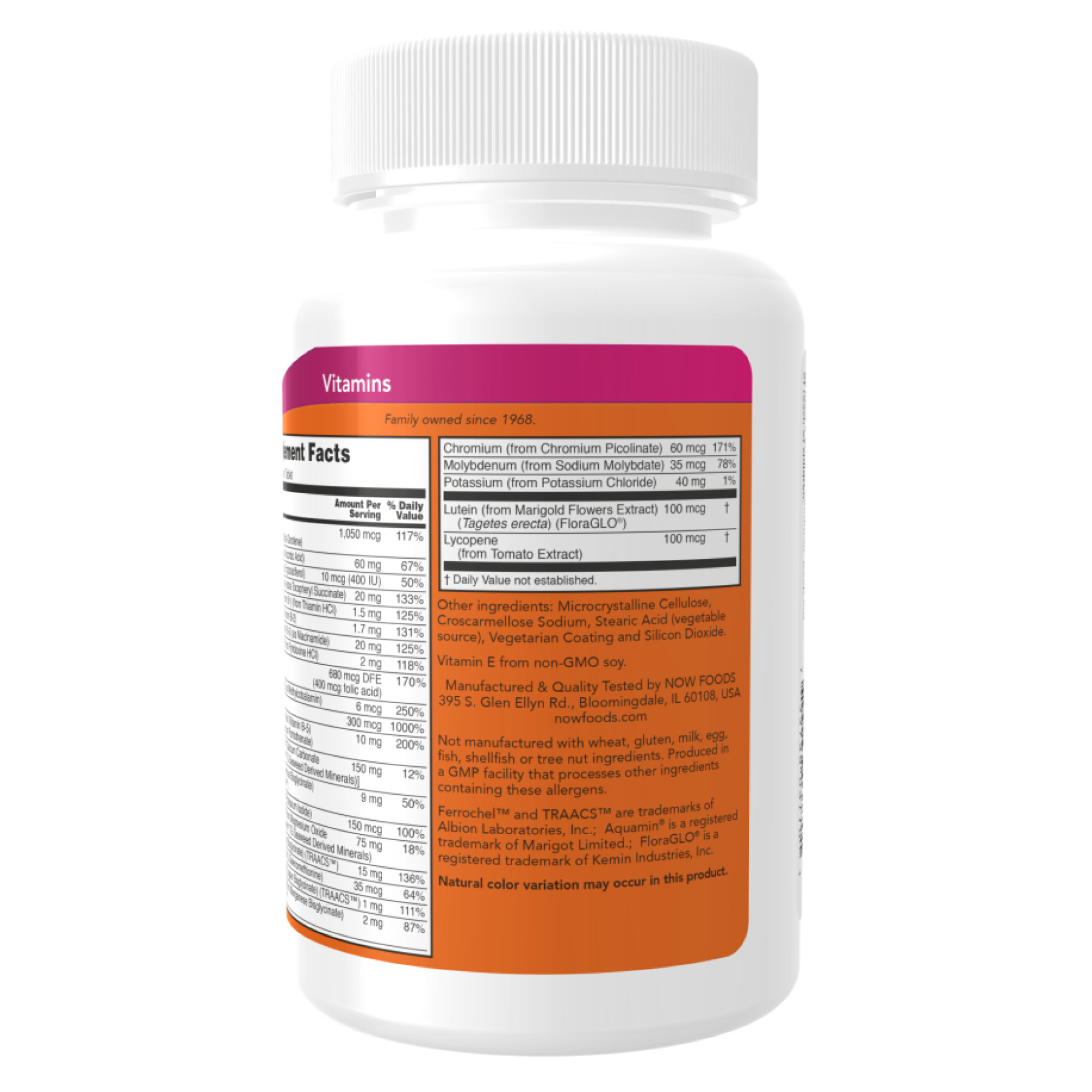 Таблетки Now Foods Daily Vits™ - 250 tabs 2023-10-2828