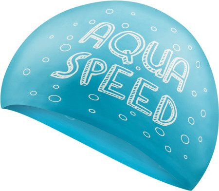 Шапочка для плавання Aqua Speed KIDDIE Octopus 7216 блакитний Діт OSFM 142-OCTOPUS
