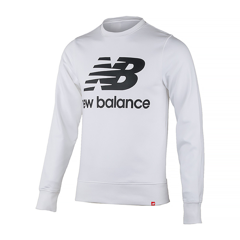 Світшот New Balance Ess Stacked Logo MT03560WT