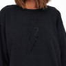 Толстовка ONLLUNI LIFE L/S O-NECK SWT 15243449-Black-Print:BOLT ONLY M Чорний 15243449-BLACK-PRINT:BOLT
