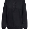 Толстовка ONLLUNI LIFE L/S O-NECK SWT 15243449-Black-Print:BOLT ONLY M Чорний 15243449-BLACK-PRINT:BOLT