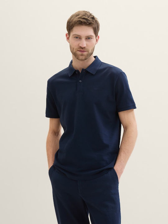 Поло Basic Polo Shirt 1031006ХХ10302 Tom Tailor L Темно-синій 1031006ХХ10302