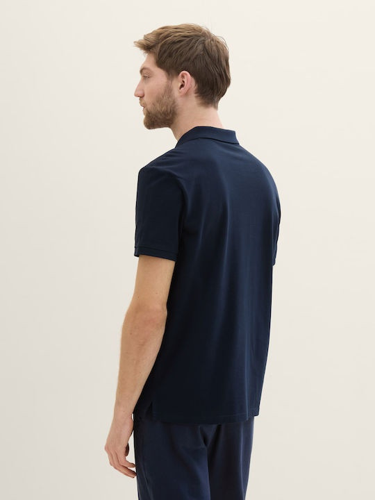 Поло Basic Polo Shirt 1031006ХХ10302 Tom Tailor L Темно-синій 1031006ХХ10302