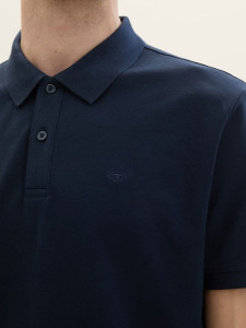 Поло Basic Polo Shirt 1031006ХХ10302 Tom Tailor L Темно-синій 1031006ХХ10302