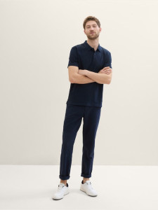 Поло Basic Polo Shirt 1031006ХХ10302 Tom Tailor L Темно-синій 1031006ХХ10302
