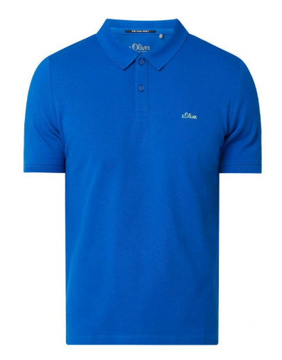 Поло T-shirt REGULAR FIT 13.1Q1.35.2843-5539 s.Oliver L Синій 13.1Q1.35.2843-5539