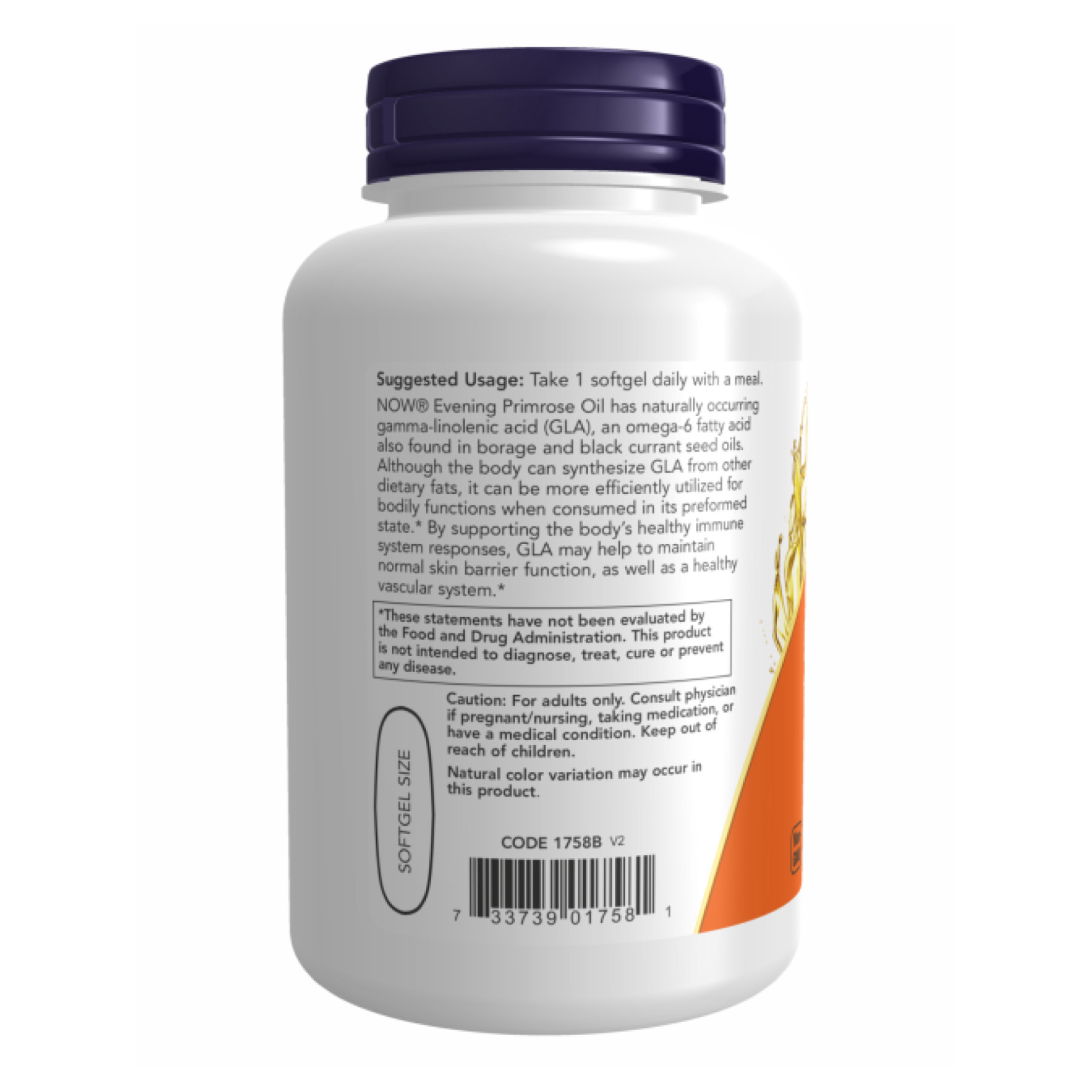 Капсули Evening Prim Oil Org 1000mg - 90 vgels 2022-10-2380