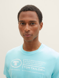 Футболка 1035611-31046 Tom Tailor L Блакитний 1035611-31046