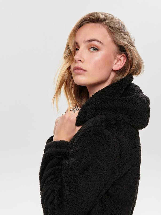 Куртка ONLANNA CONTACT SHERPA JACKET OTW 15183166-Black ONLY L Чорний 15183166-Black