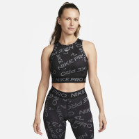 Топ жіночий Nike Pro Dri-Fit Crop Printed Tank Top Black FB5500-010