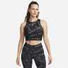 Топ жіночий Nike Pro Dri-Fit Crop Printed Tank Top Black FB5500-010