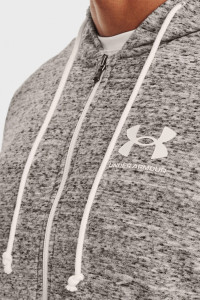 Толстовка UA Rival Terry LC FZ 1370409-112 Under Armour M Сірий 1370409-112