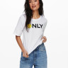 Футболка ONLSMILEY LIFE S/S TOP BOX JRS 15232818 Bright White ONLY ONLY L Білий 15232818BRIGHTWHITEONLY
