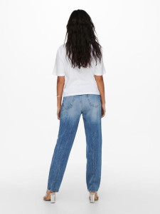 Футболка ONLSMILEY LIFE S/S TOP BOX JRS 15232818 Bright White ONLY ONLY L Білий 15232818BRIGHTWHITEONLY