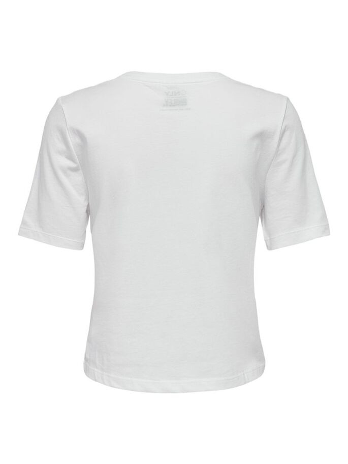 Футболка ONLSMILEY LIFE S/S TOP BOX JRS 15232818 Bright White ONLY ONLY L Білий 15232818BrightWhiteONLY