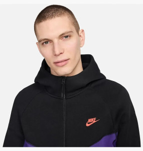 Костюм Nike Tech Fleece (чорно-фіолетовий) HF4432-504_HF4433-504