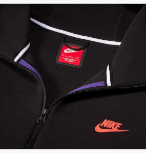 Костюм Nike Tech Fleece (чорно-фіолетовий) HF4432-504_HF4433-504