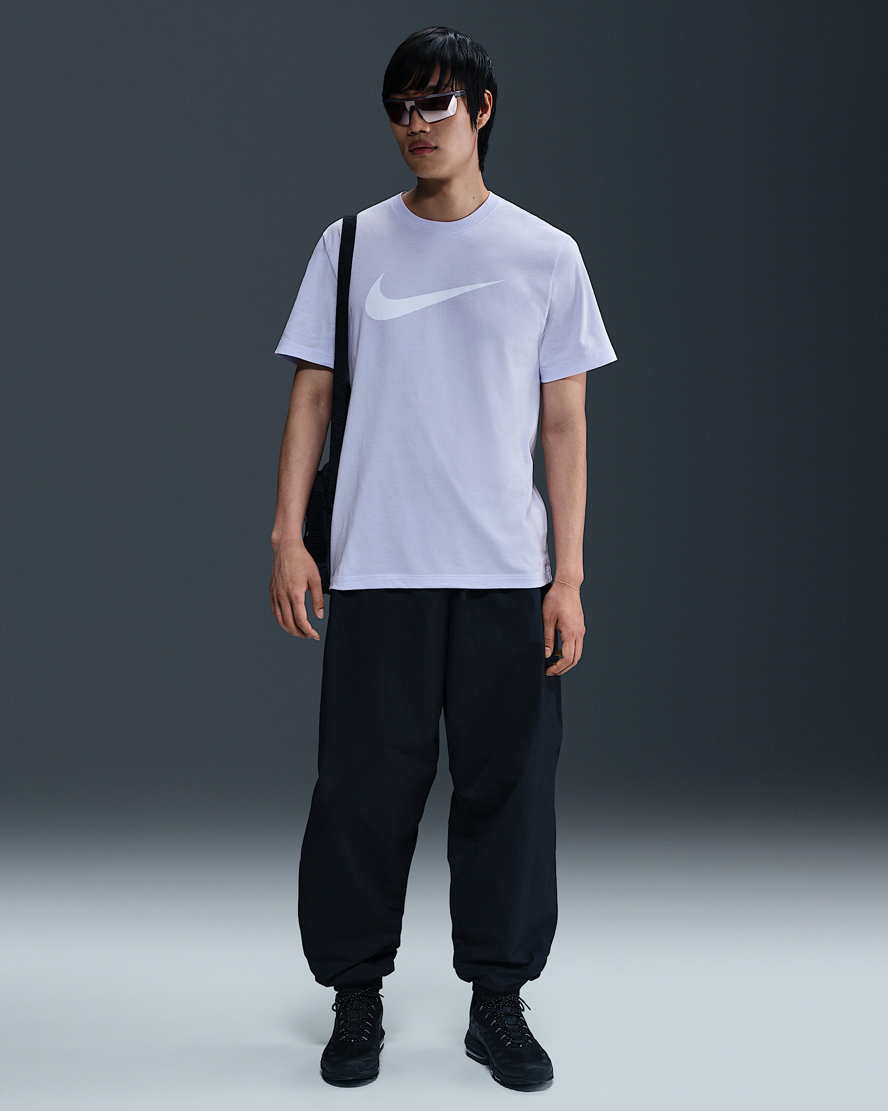 Футболка чоловіча Nike Nsw Tee Icon Swoosh Violet DC5094-538