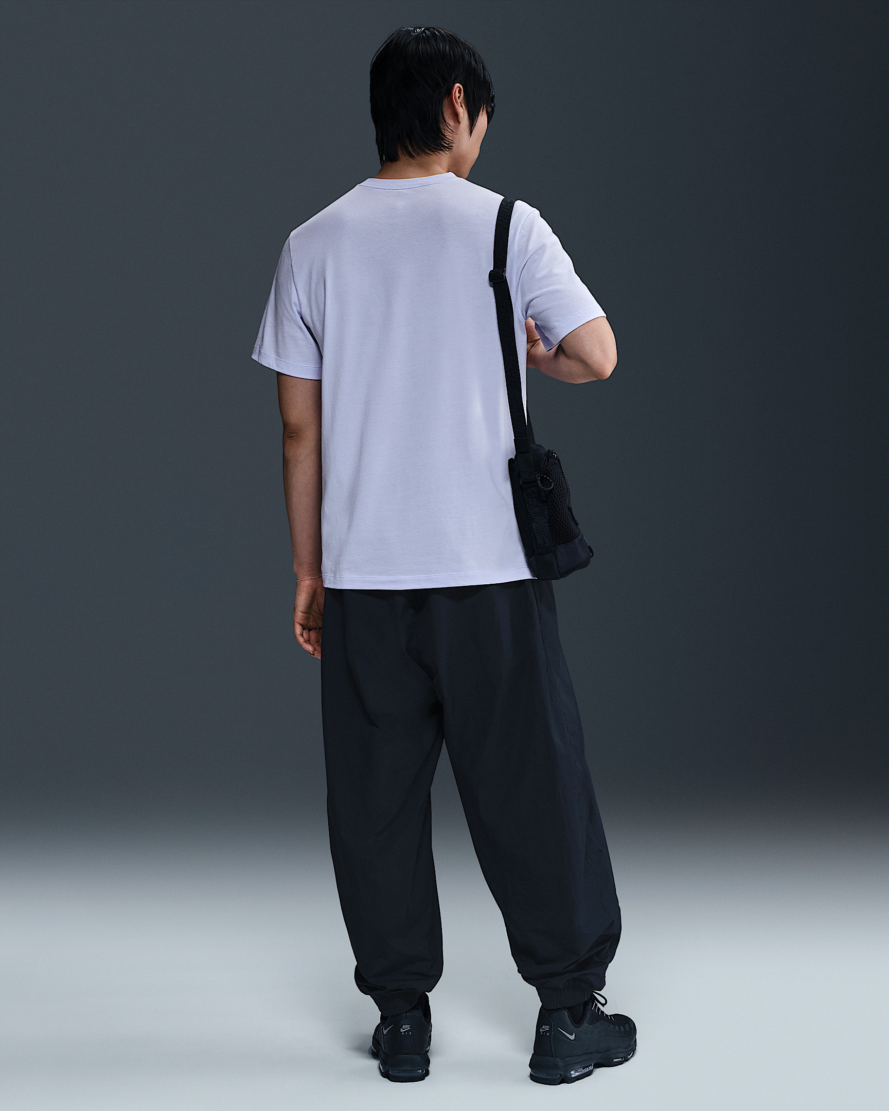 Футболка чоловіча Nike Nsw Tee Icon Swoosh Violet DC5094-538