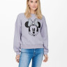 Худі ONLDISNEY LIFE L/S MINNIE FLOWER BOX SWT 15250095-Cosmic Sky-Print:MINNIE HAPPY ONLY L Бузковий 15250095-COSMIC SKY-PRINT