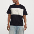 Футболка Jack & Jones JORVESTERBRO BLOCK TEE SS CREW STYD AW24 12277742-Black/w. Antique