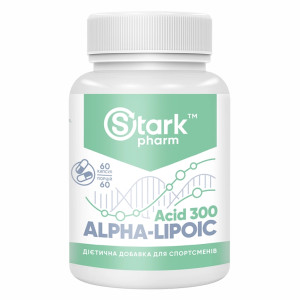 Капсули Stark Alpha Lipoid Acid ( ALA ) 300mg - 60tab 100-55-5758554-20