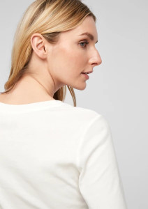 Футболка SLIM FIT 14.103.32.X054-02D2 s.Oliver 34 Білий 14.103.32.X054-02D2