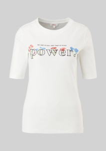 Футболка SLIM FIT 14.103.32.X054-02D2 s.Oliver 34 Білий 14.103.32.X054-02D2