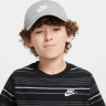 Бейсболка Nike K NK CLUB CAP US CB FUT WSH сірий One Size (FB5063-073) FB5063-073