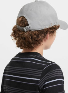 Бейсболка Nike K NK CLUB CAP US CB FUT WSH сірий One Size (FB5063-073) FB5063-073