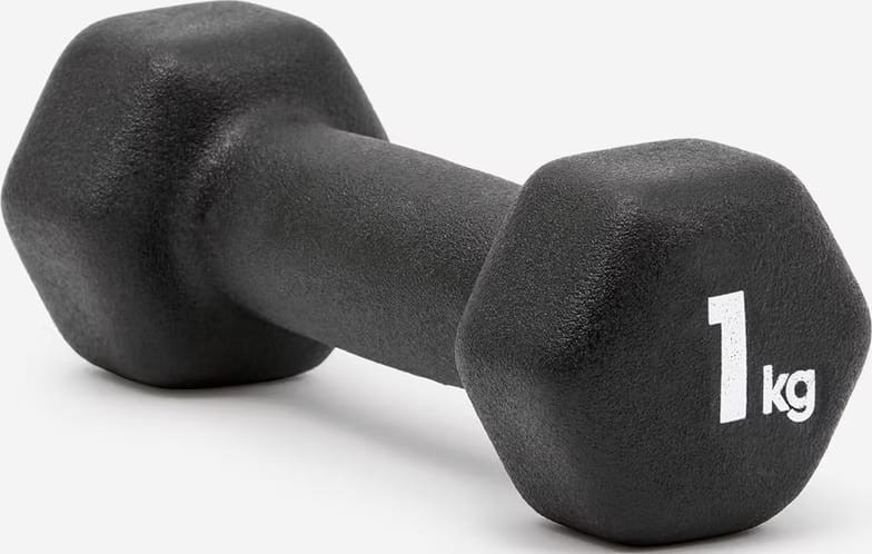Гантелі Adidas Dumbbells чорний Уні 1 кг ADWT-11401-NL