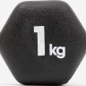 Гантелі Adidas Dumbbells чорний Уні 1 кг ADWT-11401-NL