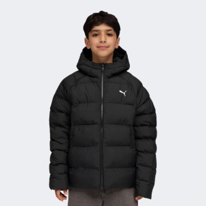 Куртка підліткова Synthetic Hooded Puffer Jckt 68840401 Puma 128 Чорний 68840401