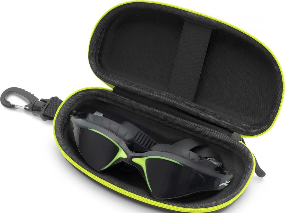 Чохол для окулярів AQUA Speed Goggle Case 62954 чорний, жовтий One Size 737-18