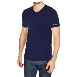 Футболка Kappa T-shirt Mezza Manica Scollo V темно-синій Чол L K1315 BluNavy