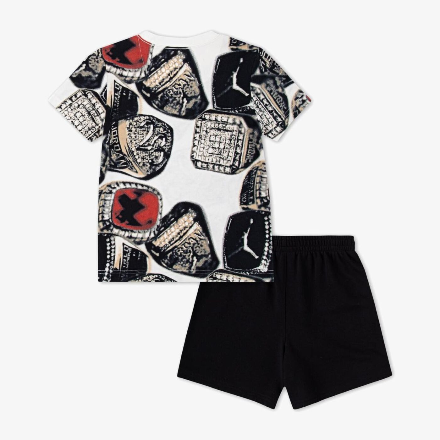 Костюм спортивний дитячий Air Jordan Mvp Ring Short Set White/Black 85D659-023