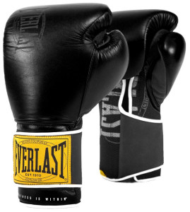 Рукавиці боксерські Everlast 1910 CLASSIC TRAINING GLOVE чорний Уні 16 унцій P00001713