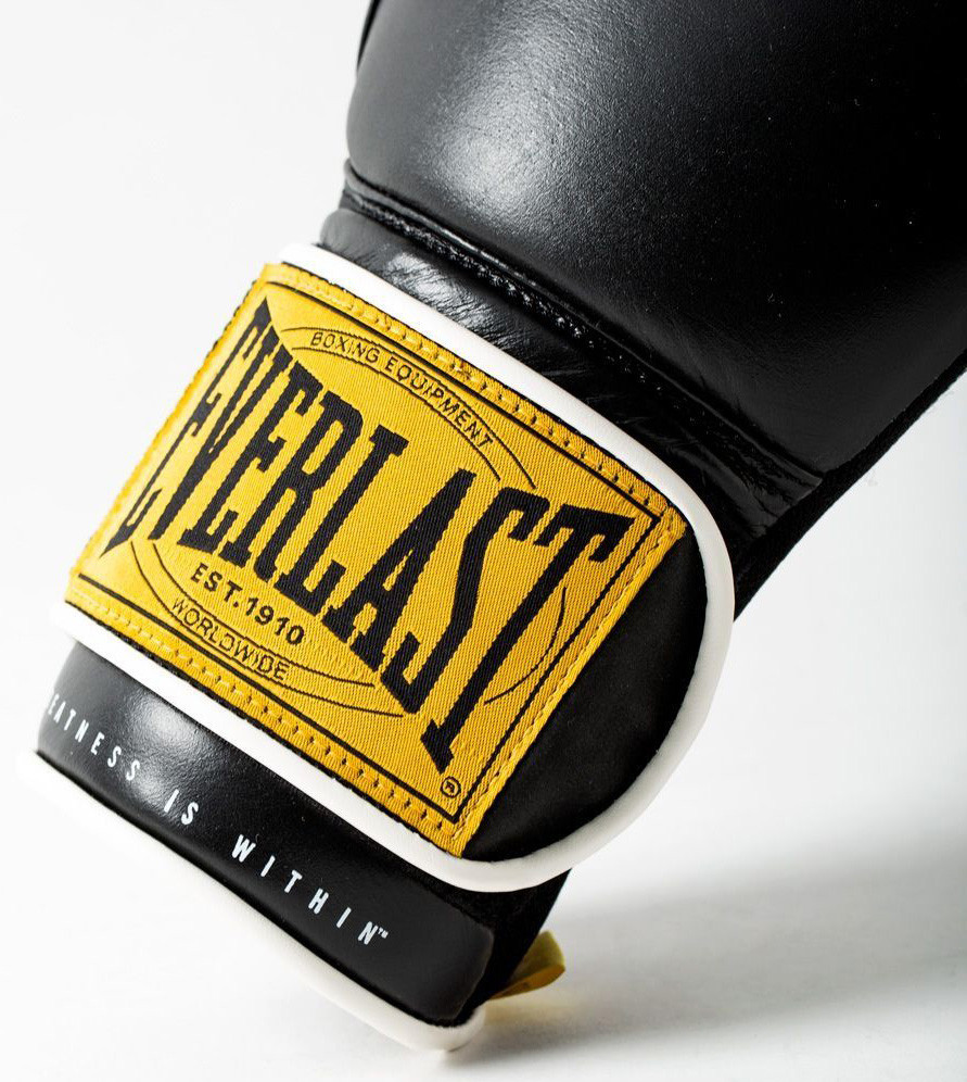 Рукавиці боксерські Everlast 1910 CLASSIC TRAINING GLOVE чорний Уні 16 унцій P00001713