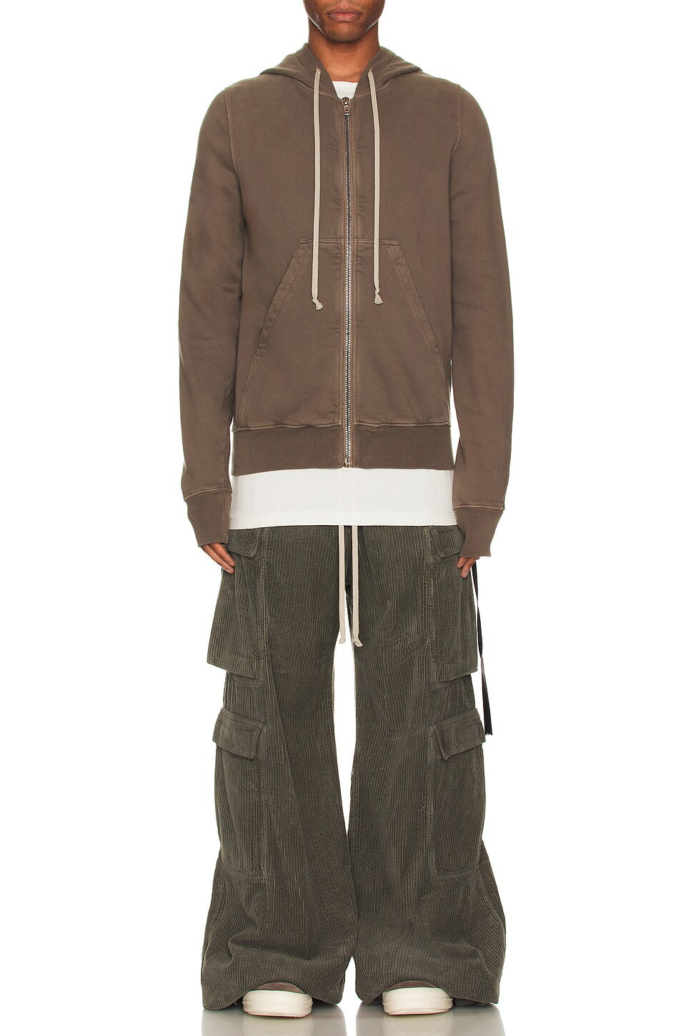 Худі RICK OWENS JASON S FULL-ZIP HOODIE Dust/ Pearl DU02C5276 FEP3