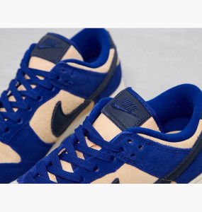 Кросівки Nike Dunk Low LX Blue Suede (W) DV7411-400